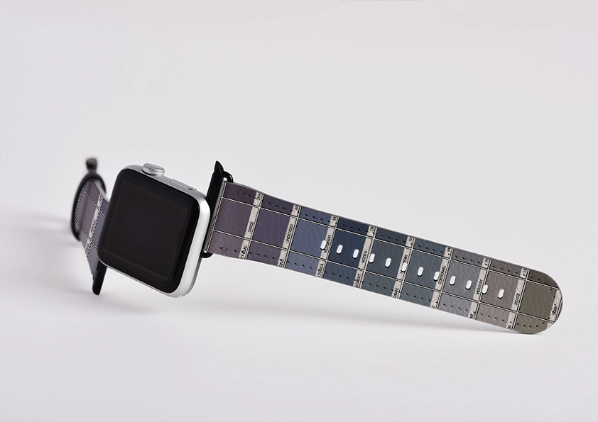 Casual Design Grey Chromology By Kitty Joseph Apple Watch Strap