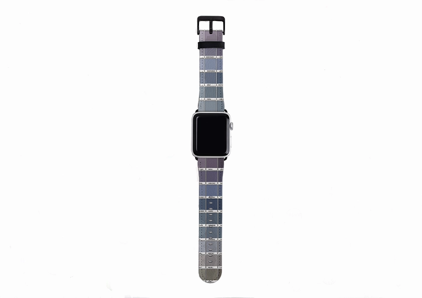 Grey Chromology By Kitty Joseph Apple Watch Strap Universal Function