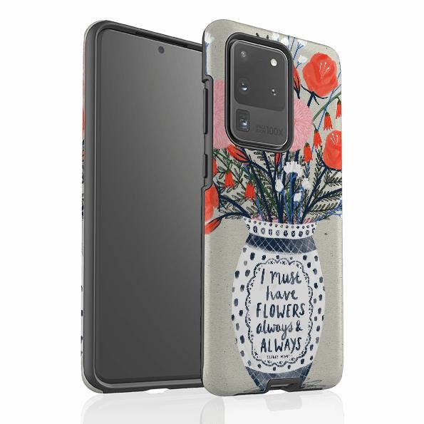 Strong protection Samsung Tough Case - Flowers Always By Lee Foster Wilson