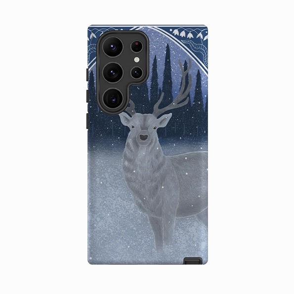 Stylish Layer Samsung Tough Case - Winter Stag By Bex Parkin