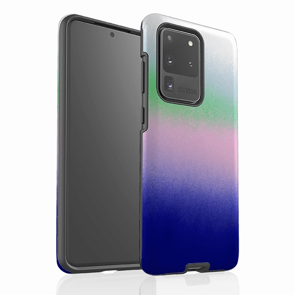 Durable Shell Samsung Tough Case - Rainbow Haze By Kitty Joseph