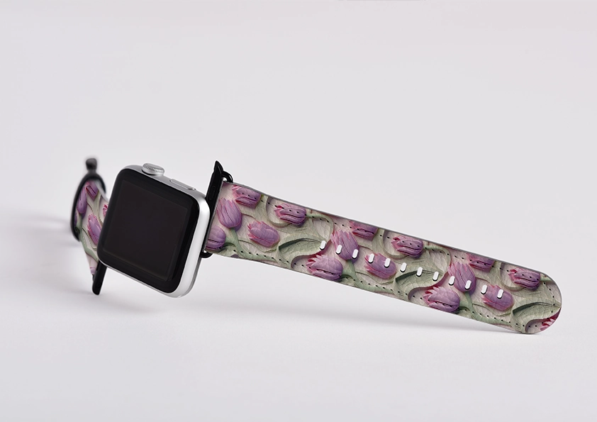 Sleek Active Option Elegant Appeal Giethoorn Tulips Apple Watch Strap