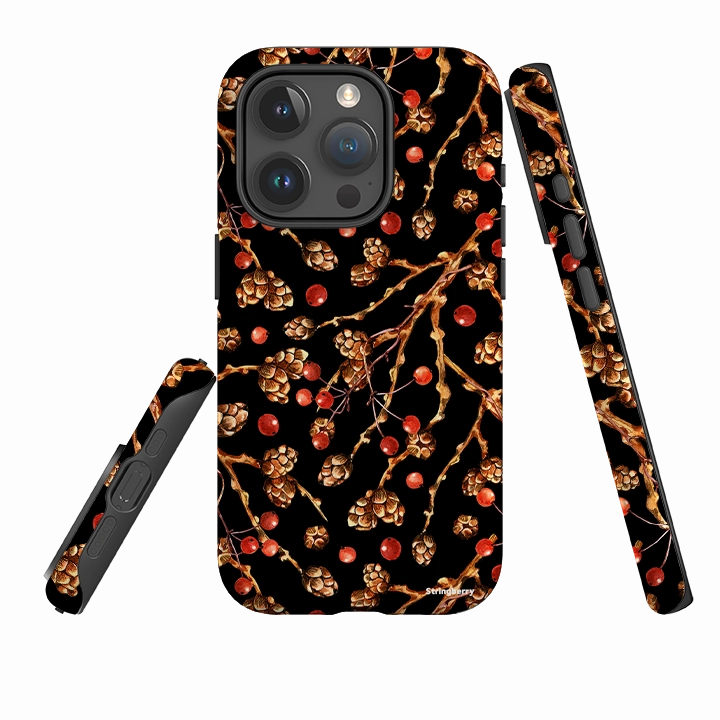 iPhone Tough Case - Magic Berries Minimal Design