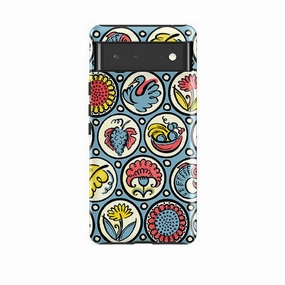 Google Tough Case -  Birds, Fish And Fruit By Cressida Bell Affordable option Minimal Pattern