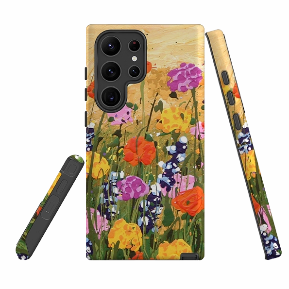 Minimal Comfort Vivid Pattern Samsung Tough Case - Forever Wild By Linda Calvert Jacobson