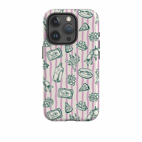 Textured Grip iPhone Case - Sardines and Gin