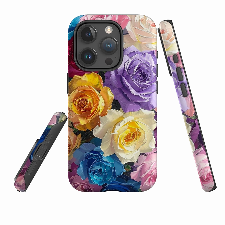 iPhone Tough Case - Summer Floral Myos Colorful Finish