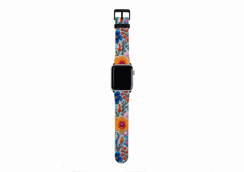 Spring Petals II Apple Watch Strap Daily Fitness Companion Unisex Design