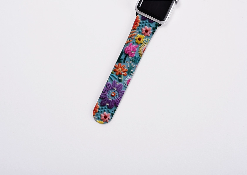High strength Spring Petals IV Apple Watch Strap