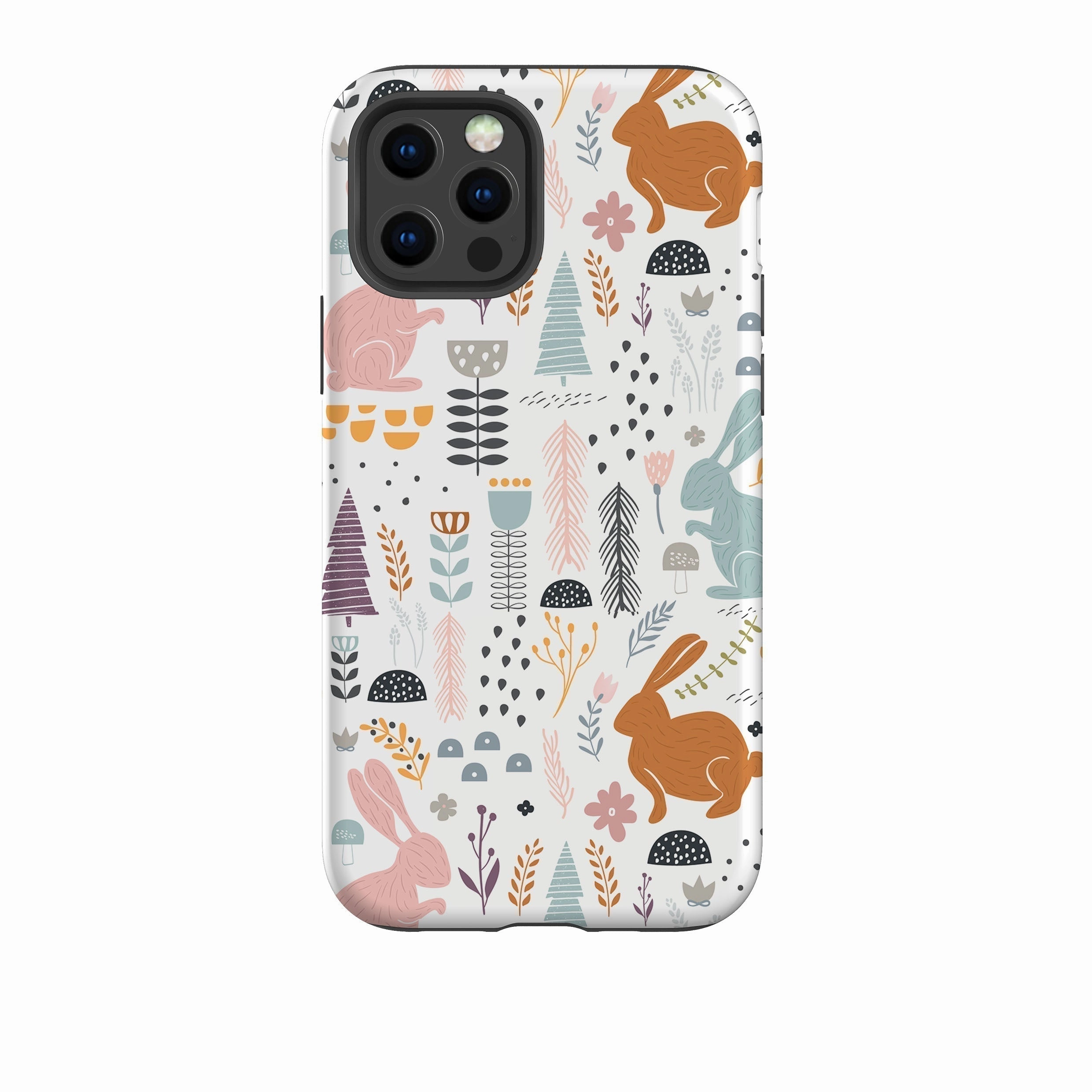 Fashionable Texture Comfort Detail iPhone Tough Case - Scandi Forest