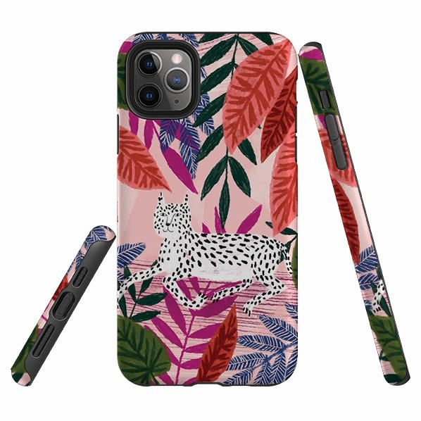 Simple Texture Protective barrier iPhone Tough Case - Leopard By Lee Foster Wilson