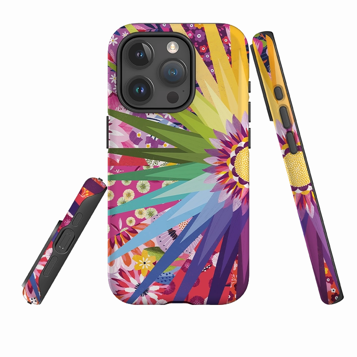 Patterned Design iPhone Case - Floral Sunshine II By Ali Brookes