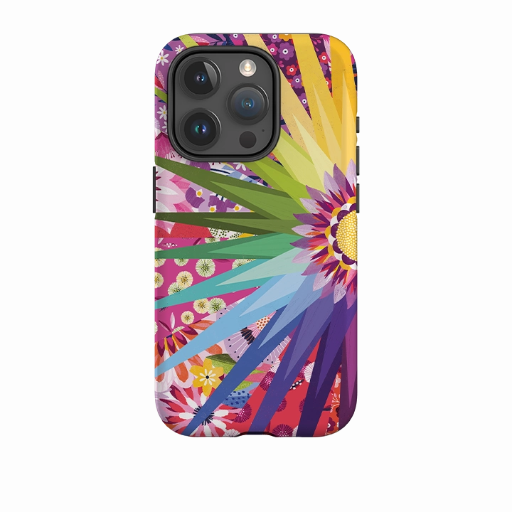 iPhone Case - Floral Sunshine II By Ali Brookes Matte Layer Scratch Proof