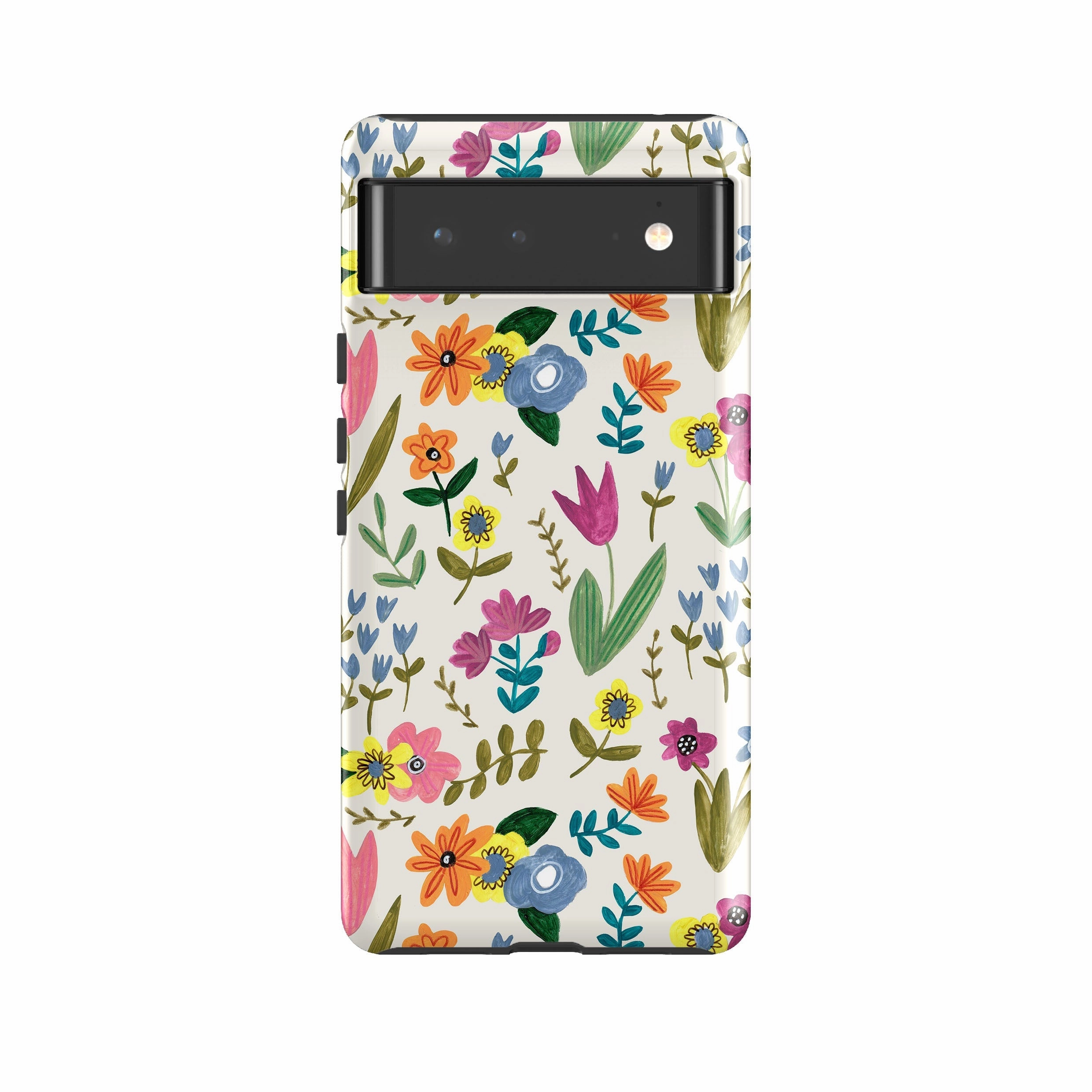 Google Tough Case -  Floral By Caroline Bonne Muller Sleek Edge Durable Edge Texture