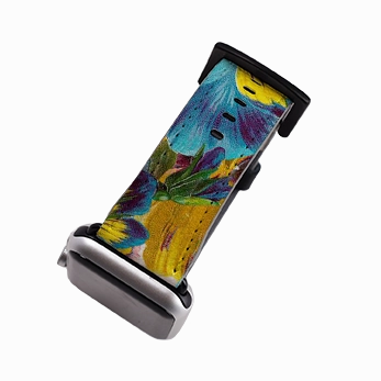 Blue Garden Apple Watch Strap Easy cleaning Durable Build