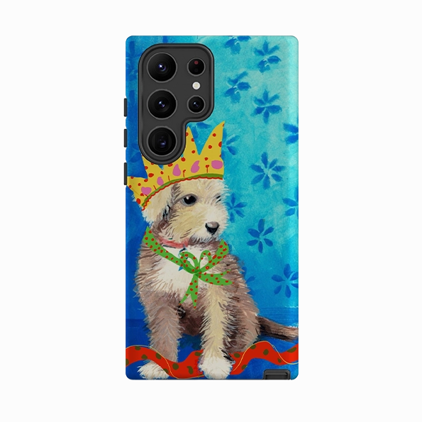 Samsung Tough Case - Morris Puppy By Sarah Campbell Simple Finish Soft Look Texture