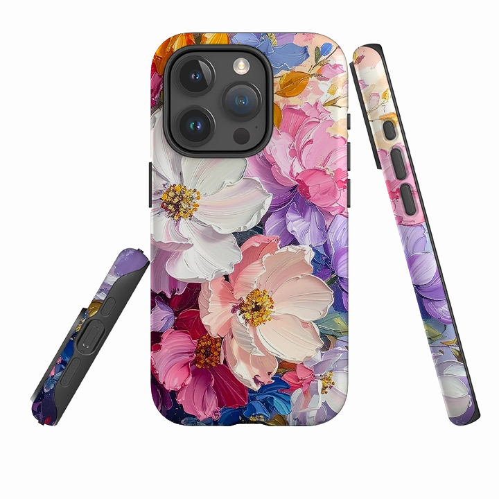 Light Touch iPhone Tough Case - Summer Floral Saffron