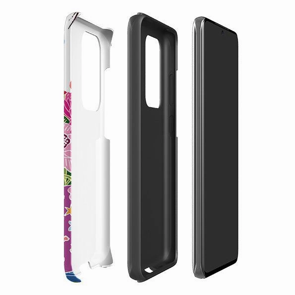 Smooth Lining Classic Frame Samsung Tough Case - Flower Vase By Kate Heiss