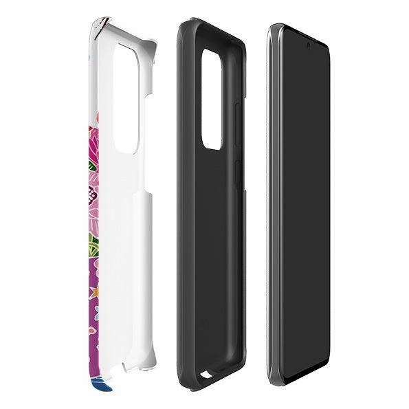 Samsung Tough Case - Flower Vase By Kate Heiss Matte Shield Layer Durable Protection Layer