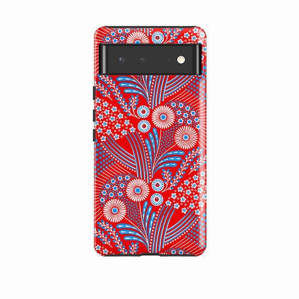 Google Tough Case -  Red Bouquet By Cressida Bell Smooth Craftsmanship Water shield