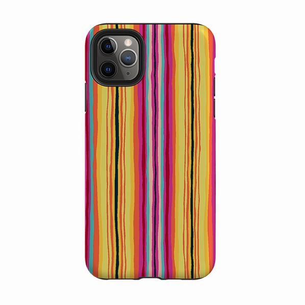 iPhone Tough Case - Atelier Stripe By Sarah Campbell Portable Shield
