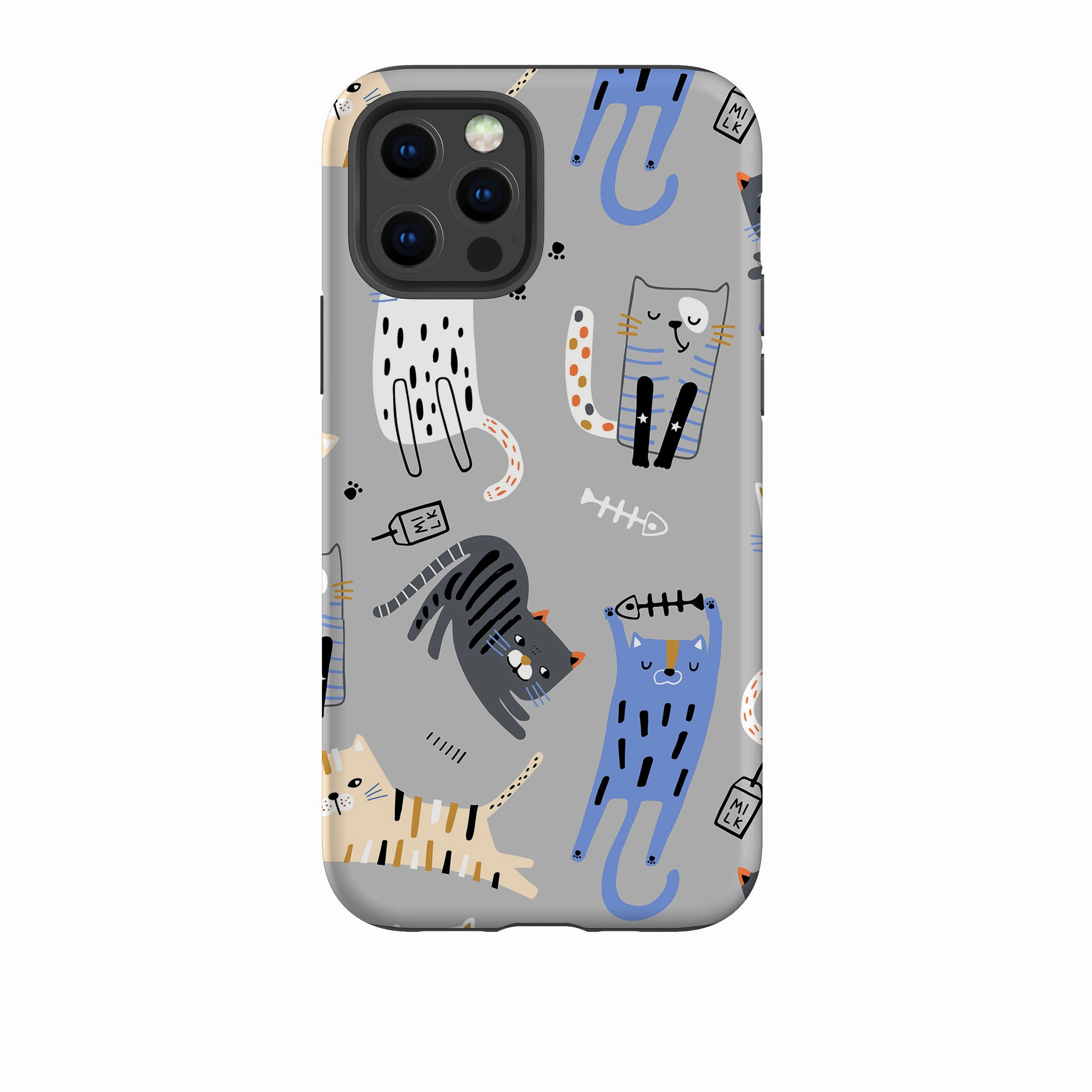 iPhone Tough Case - Cat And Bone Portable Case Chic Accessory