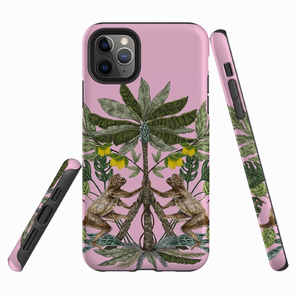 Tough Frame iPhone Tough Case - Monkey By Jade Mosinski