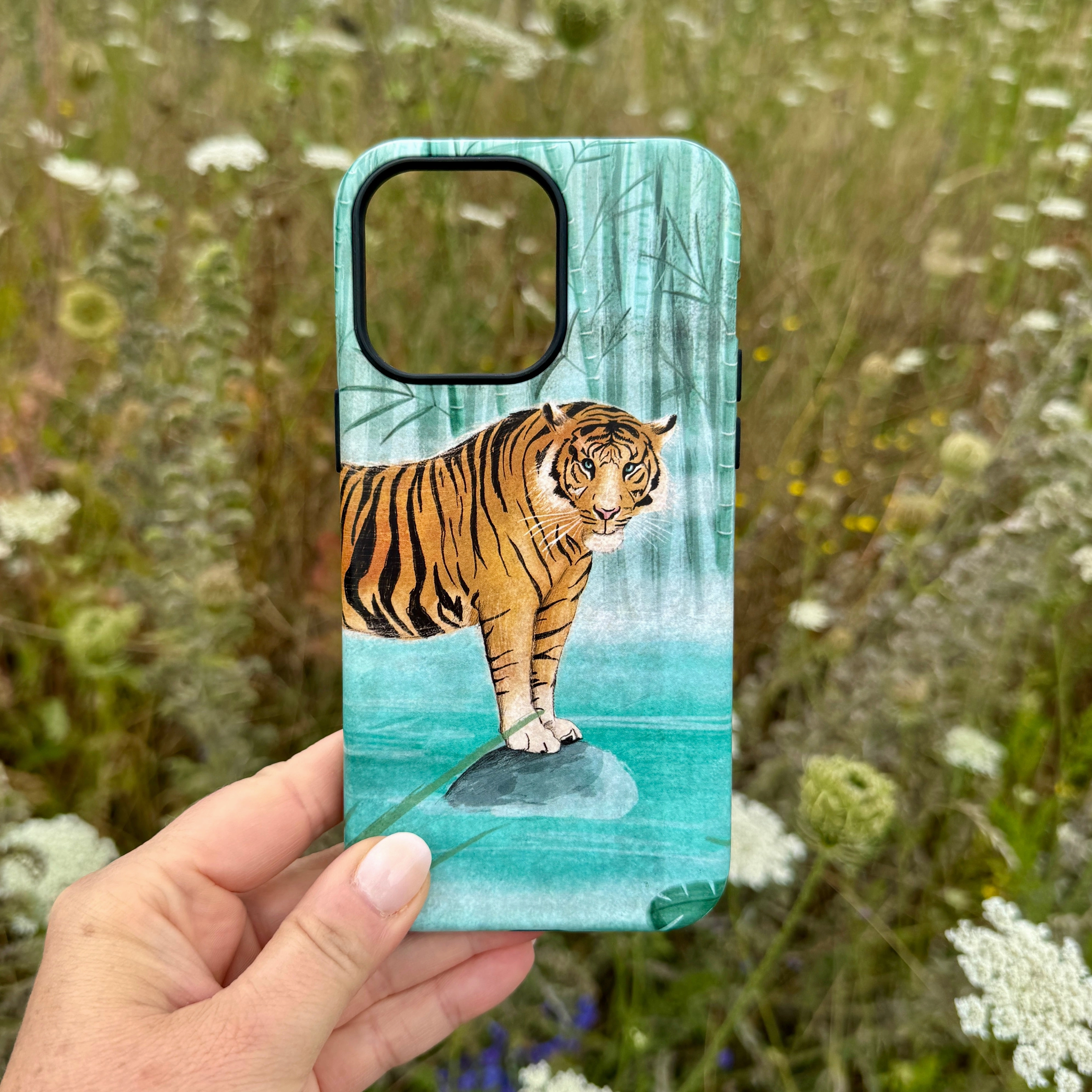Modern Pattern Style iPhone Tough Case - Tiger By Maja Lindberg