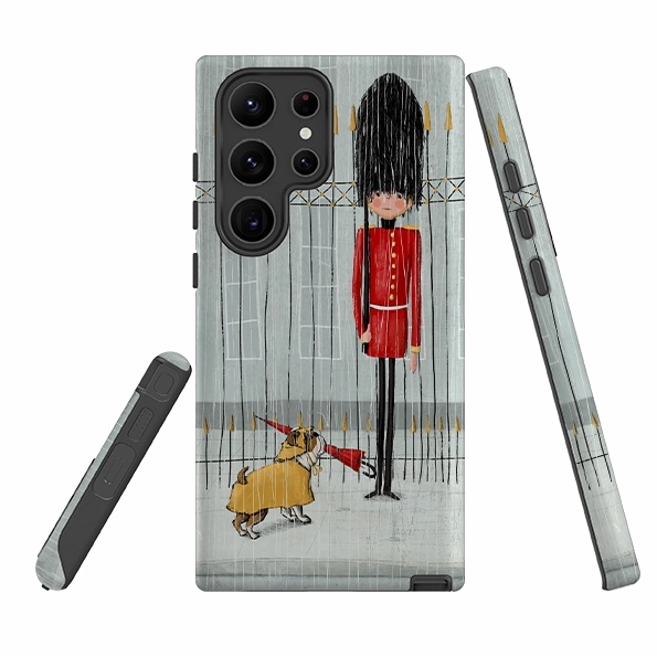 Samsung Tough Case - London In Rain By Maja Lindberg Soft Build Texture
