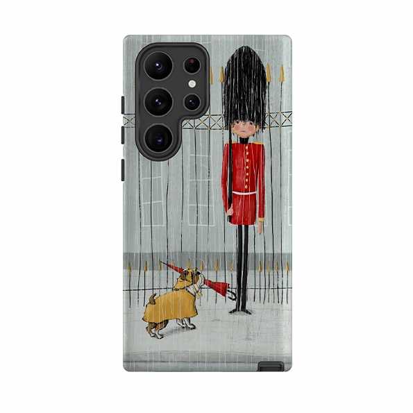 Samsung Tough Case - London In Rain By Maja Lindberg Soft coating Protective Quality