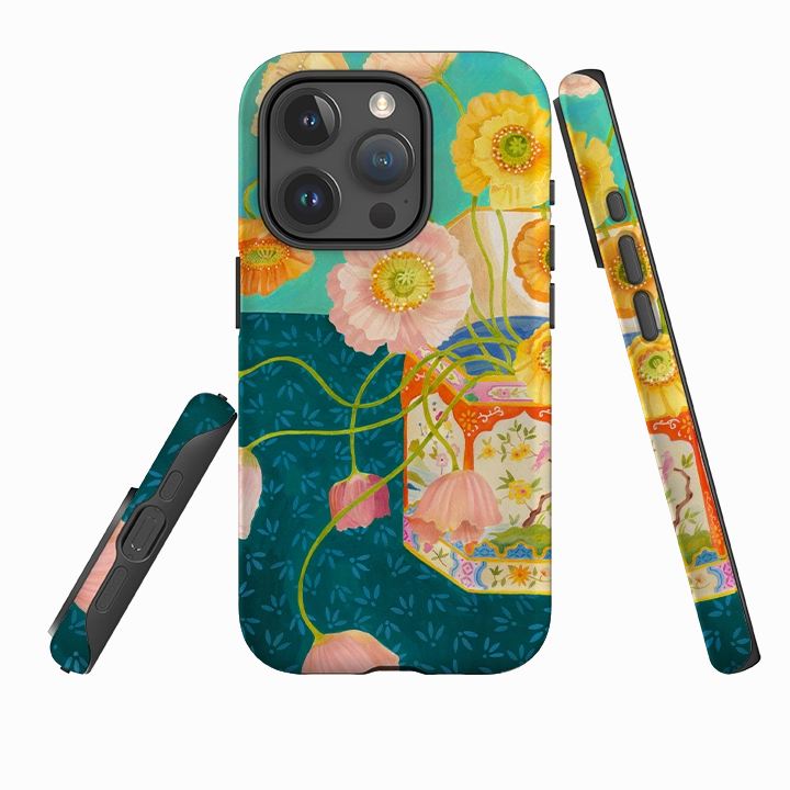 iPhone Tough Case - Poppies By Bex Parkin Artistic Design