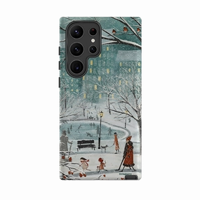 Samsung Tough Case - Walk In The Park By Maja Lindberg Simple Finish Refined Texture