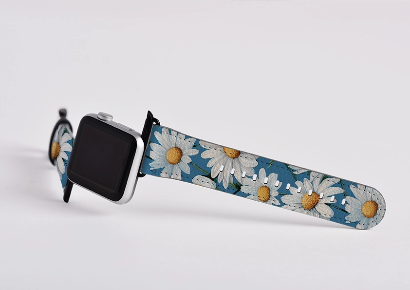 Tough Texture Premium Function Summer Daisies Apple Watch Strap