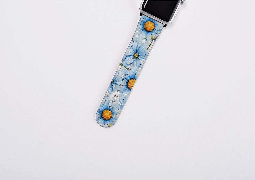 Summer Daisies IV Apple Watch Strap Sporty Design