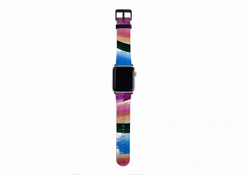 Sunset Painting By Kitty Joseph Apple Watch Strap Versatile Use