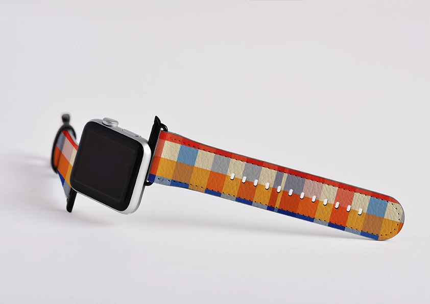 Flexible Material Atlanta Gingham Apple Watch Strap