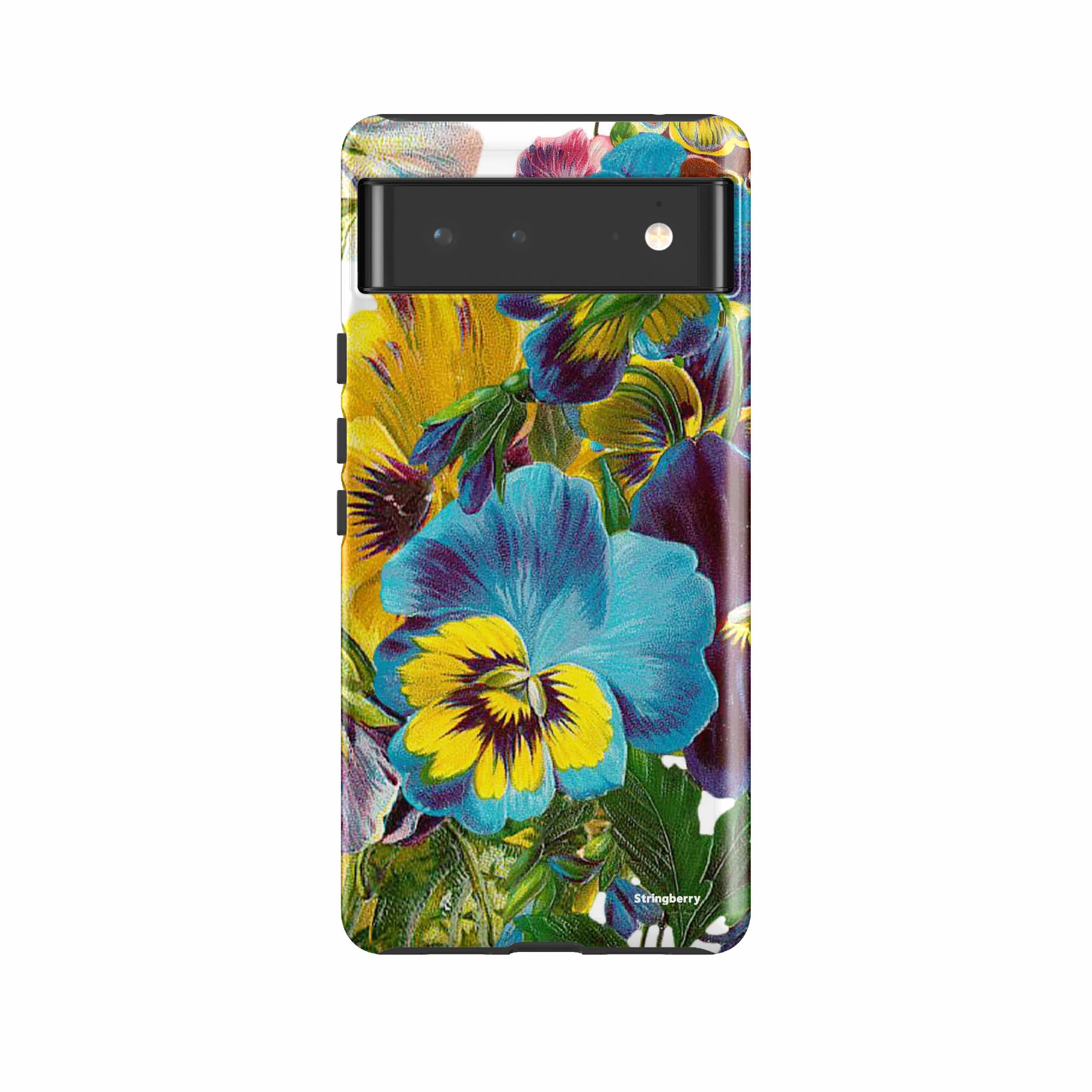 Google Tough Case -  Google Pixel Case Blue Garden Soft Detail Layer
