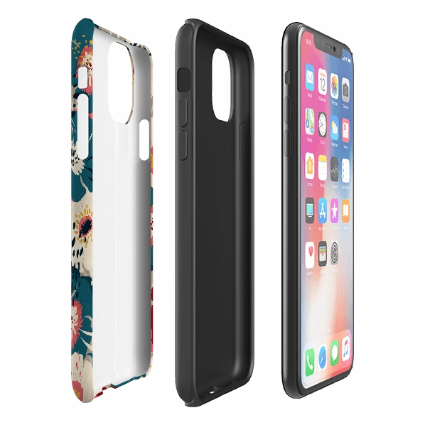 iPhone Tough Case - Vintage By Katherine Quinn Smooth Touch dust protection