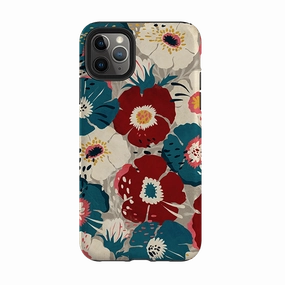 Durable Shape Textured Finish iPhone Tough Case - Vintage By Katherine Quinn