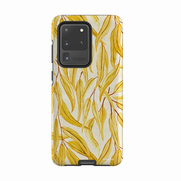 Samsung Tough Case - Gum Yellow By Katherine Quinn Flexible Detail