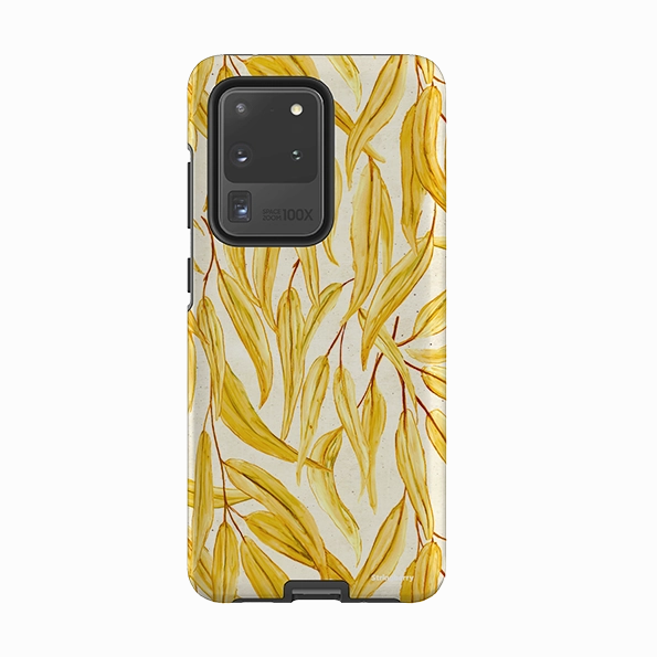 Samsung Tough Case - Gum Yellow By Katherine Quinn Grip Control Shock Surface
