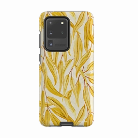 Samsung Tough Case - Gum Yellow By Katherine Quinn Flexible Detail