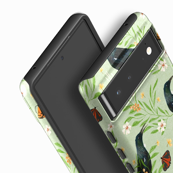 Anti Scratch Layer Google Tough Case -  Tui Mint By Katherine Quinn