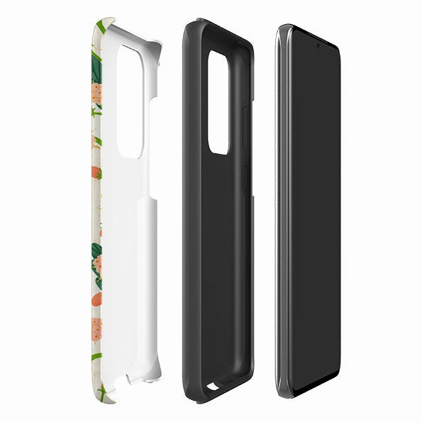 Samsung Tough Case - Summer Seeds Cream By Katherine Quinn Modern Accessory