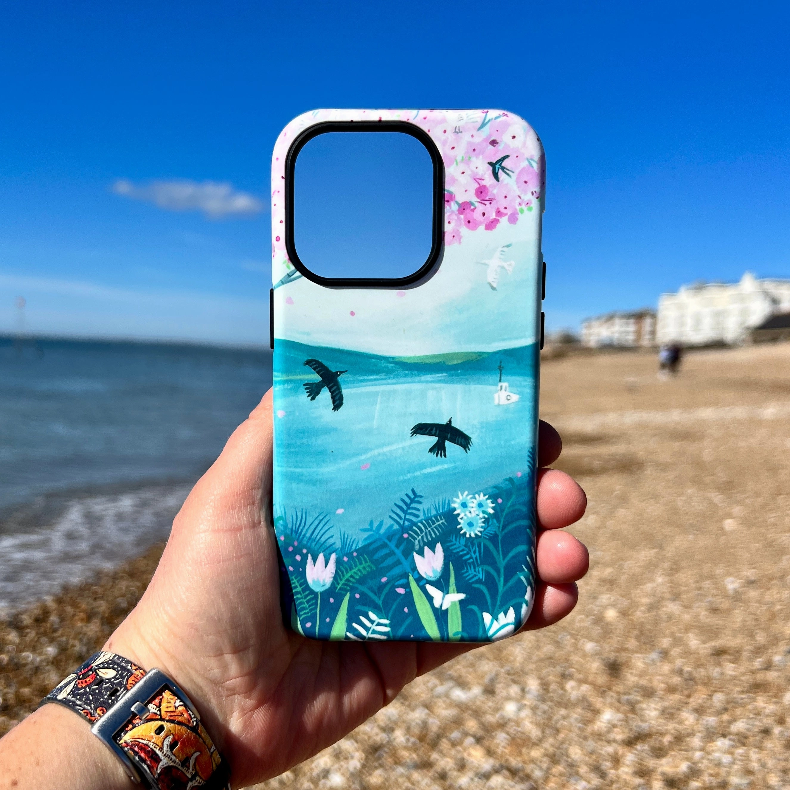 Matte Touch iPhone Tough Case - Blossom Tree By Mary Stubberfield