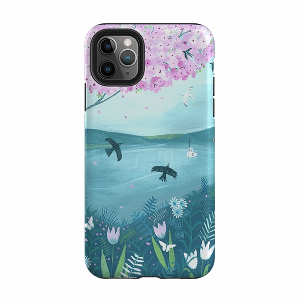 iPhone Tough Case - Blossom Tree By Mary Stubberfield Wireless charging