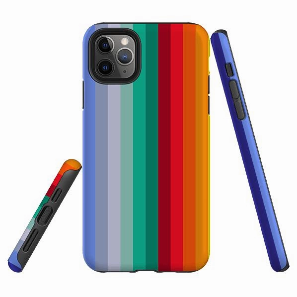 iPhone Tough Case - Honey Vertical By Kitty Joseph Matte Pattern Layer Light Touch