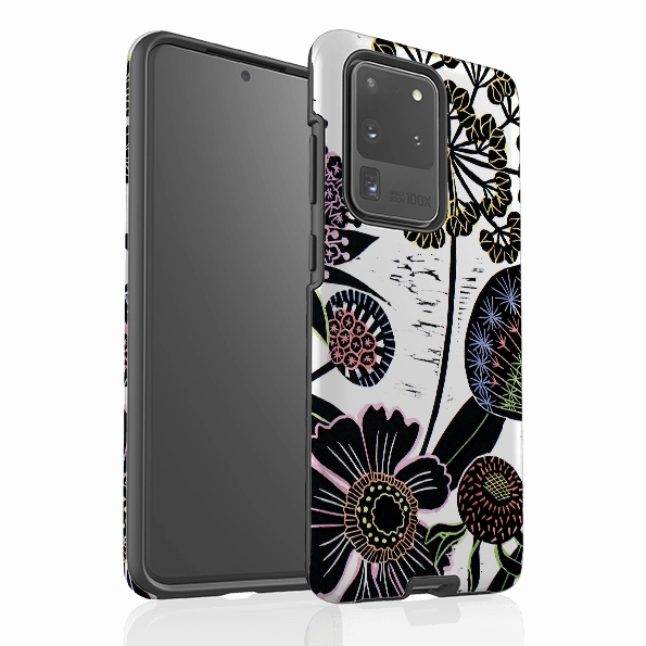 Daily Carry Elegant Pattern Samsung Tough Case - Autumn Seeds By Kate Heiss