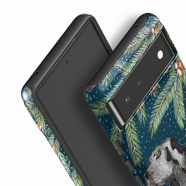 Casual Design Google Tough Case -  Christmas Dalmatians By Catherine Rowe