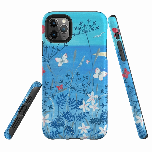 iPhone Tough Case - Floral By Mary Stubberfield Stylish frame Edge Shield